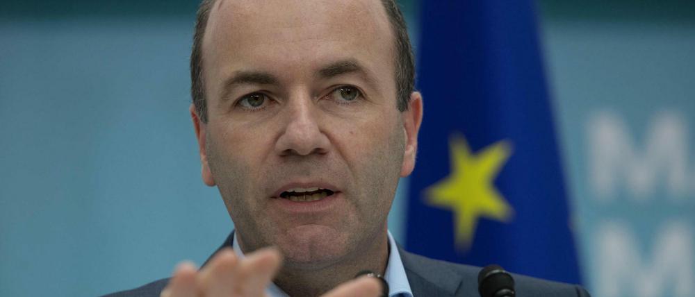 EVP-Spitzenkandidat Manfred Weber
