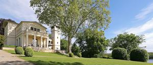 Der Park der Villa Jacobs, wo Denis Scheck auf Robert Menasse trifft.