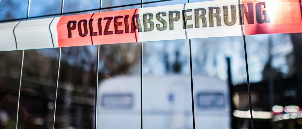 Tatort Campingplatz: Polizeiabsperrung auf dem Gelände bei Lügde 