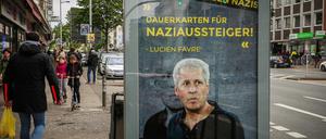 Die Plakate. Der Verein Borussia Dortmund hat diese Aktion nicht initiiert.