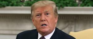 Der Präsident der USA Donald Trump.