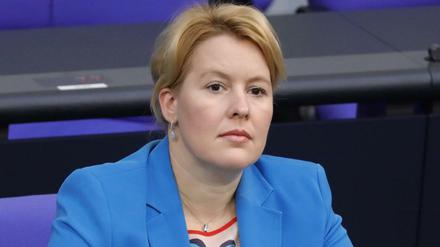 Die Bundesfamilienministerin Franziska Giffey (SPD). 