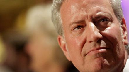 Bill De Blasio will aus der City Hall direkt ins Weiße Haus.
