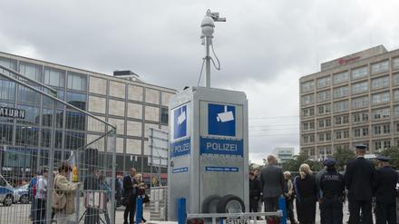 Ihren einzigen richtigen Einsatz hatte die mobile Kameraanlage auf dem Alexanderplatz. 