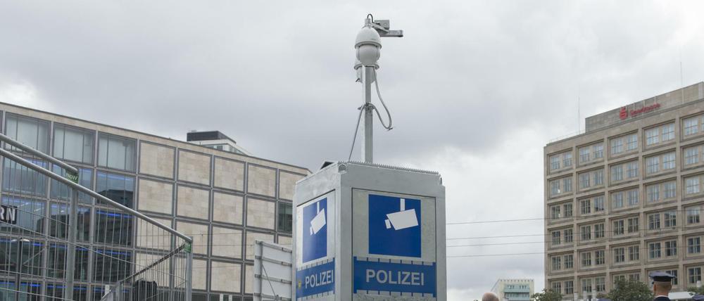 Ihren einzigen richtigen Einsatz hatte die mobile Kameraanlage auf dem Alexanderplatz. 