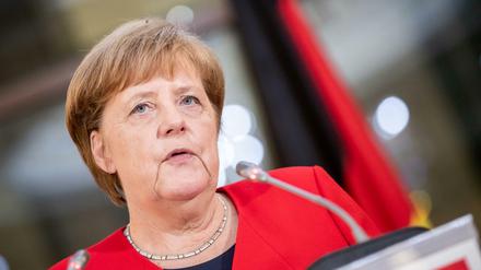 Die Bundeskanzlerin Angela Merkel (CDU).