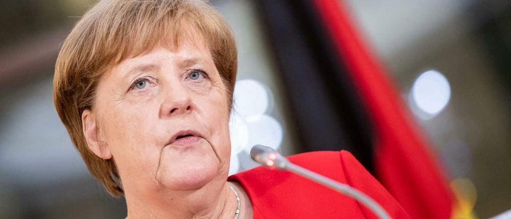 Die Bundeskanzlerin Angela Merkel (CDU).