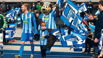 Ein letztes Mal wird Fabian Lustenberger für Hertha ins Olympiastadion einlaufen. 