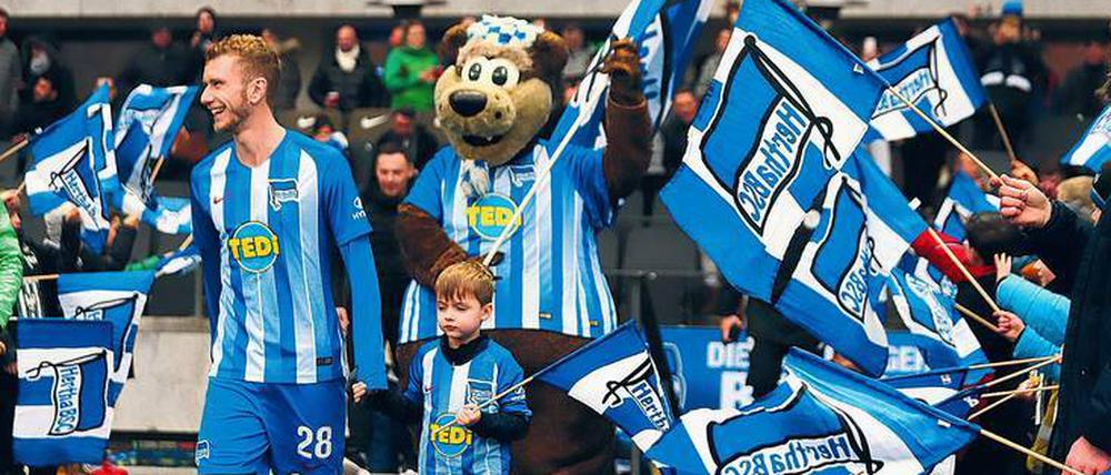 Ein letztes Mal wird Fabian Lustenberger für Hertha ins Olympiastadion einlaufen. 