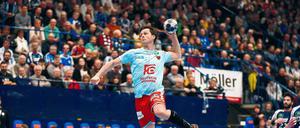 Er trifft und trifft. Hans Lindberg ist der torgefährlichste Berliner – bei den Füchsen hoffen sie auch heute im Halbfinale des EHF-Pokals gegen Porto auf ihn. 