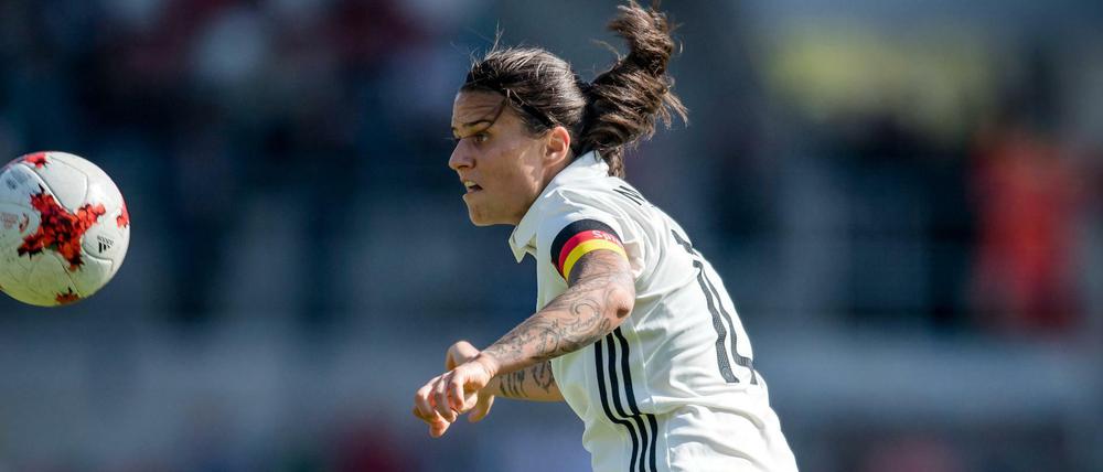 Natürlich auch dabei. Dzsenifer Marozsan soll bei der WM das deutsche Spiel ankurbeln.