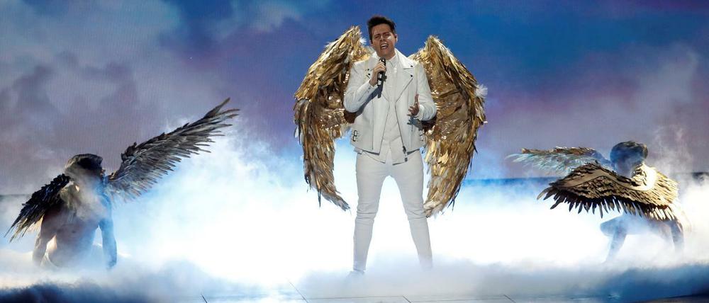 Musiker Roko aus Kroatien im Halbfinale des ESC 2019.