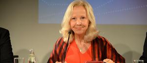 Catherine von Fuerstenberg-Dussmann bei der Vorstellung der Jahreszahlen 2018.  