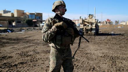 Washington spricht von einer "glaubwürdigen Bedrohung" seiner Streitkräfte im Irak.