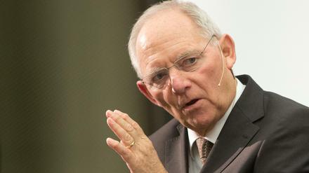 Bundestagspräsident Wolfgang Schäuble.