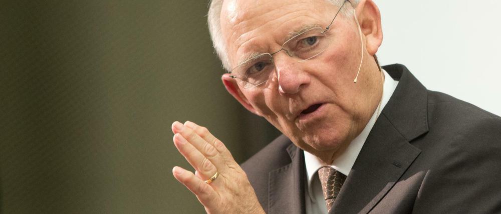 Bundestagspräsident Wolfgang Schäuble.