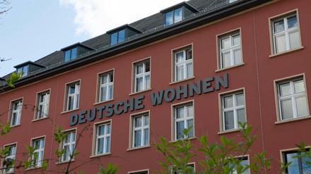 Die Zentrale der Wohnungsgesellschaft "Deutsche Wohnen" in Berlin. 