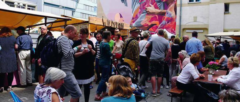 Landlust in der City. Tausende gingen beim "Landmark" auf kulinarische Entdeckungstour.