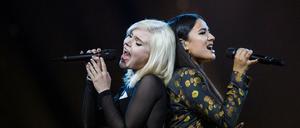 Die Sängerinnen Carlotta Truman (links) und Laurita Spinelli treten als Pop-Duo "S!sters" beim Eurovision Song Contest 2019 auf. 