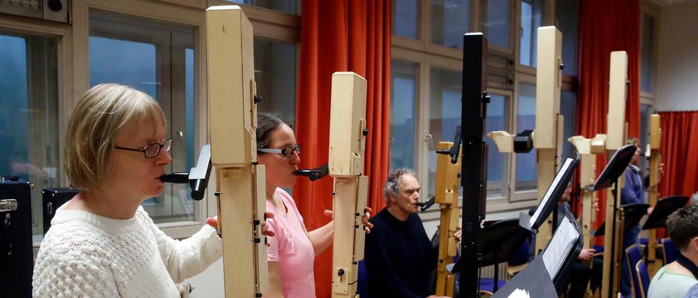 Die Subgroßbassblockflöten sind ein echter Hingucker.