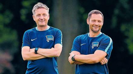 Gutes Gespann. Rainer Widmayer (l.) und Pal Dardai harmonierten.