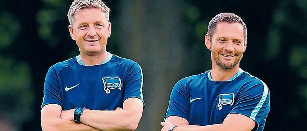 Gutes Gespann. Rainer Widmayer (l.) und Pal Dardai harmonierten.