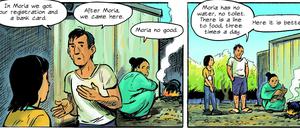 „Europe’s Waiting Room“. Für ihre 2017 veröffentlichte Comicreportage besuchte Aimée de Jongh ein griechisches Flüchtlingslager.