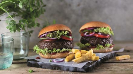 Erbsen statt Rind: der "Beyond Burger" aus Kalifornien. 