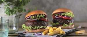 Erbsen statt Rind: der "Beyond Burger" aus Kalifornien. 