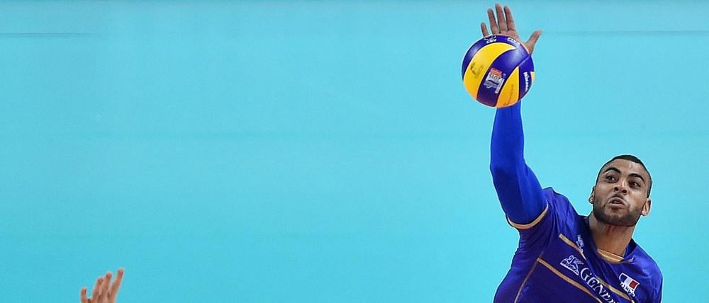 Der Volltreffer. Earvin N'Gapeth (r.) ist einer der besten Volleyballer überhaupt.