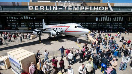 70 Jahre danach. Am 12. Mai 2019 wurde auf dem ehemaligen Flughafen Tempelhof an das Ende der Blockade erinnert. 