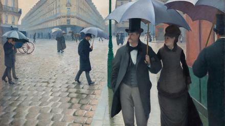 Bild einer Epoche. Gustave Caillebottes „Straße in Paris, Regenwetter“ zeigt das Bürgertum im Aufstieg.
