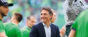 Sechster in der Bundesliga, Erster in der „Sportschau“. Wolfsburg-Trainer Bruno Labbadia kann sich freuen.
