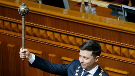 Wolodymir Selenski hat die Amtsgeschäfte übernommen.
