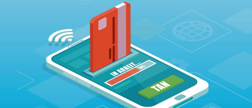 Viele Bankkunden nutzen das Smartphone, um Tans zu generieren.