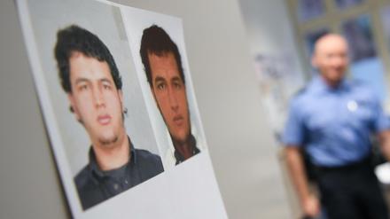 Fahndungsfotos des Tunesiers Anis Amri.