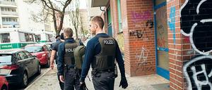 Einsatz gegen das organisierte Verbrechen in Berlin.