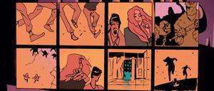 Die Gefahr lauert in der Masse: Eine Seite aus „Das Fleisch der Vielen“.