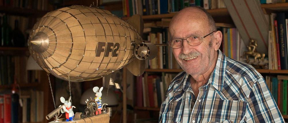 Der Comiczeichner und Erfinder des Mäuse-Duos Fix und Fax, Jürgen Kieser.