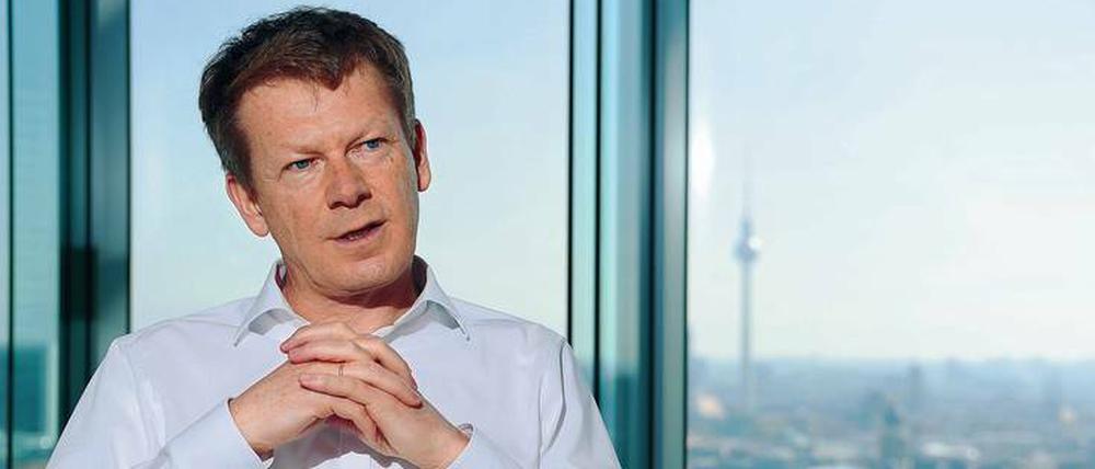 Der Vorstandsvorsitzende der Deutschen Bahn Richard Lutz.