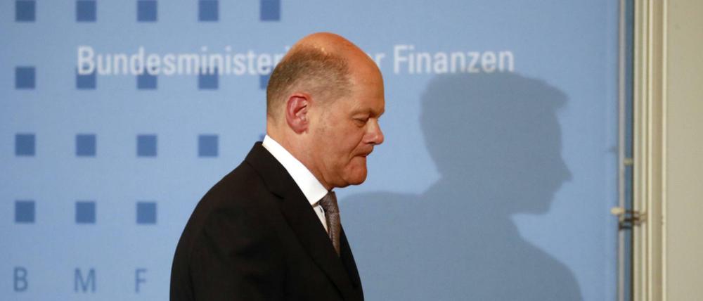 Bundesfinanzminister Olaf Scholz.