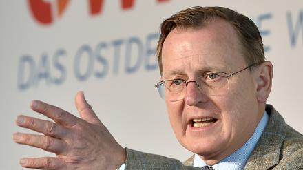 Linken-Politiker Bodo Ramelow im Mai beim Ostdeutschen Wirtschaftsforum in Potsdam. 