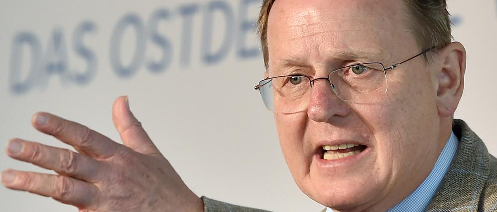 Linken-Politiker Bodo Ramelow im Mai beim Ostdeutschen Wirtschaftsforum in Potsdam.