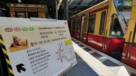 Seit 8. April fuhren keine Züge zwischen Schönhauser Allee und Greifswalder Straße.