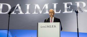 Ein letztes Mal sprach Dieter Zetsche bei der Hauptversammlung als Daimler-Chef vor den Aktionären.