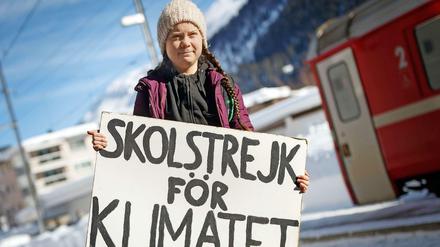 Greta Thunberg nimmt lieber den Zug statt den Flieger.