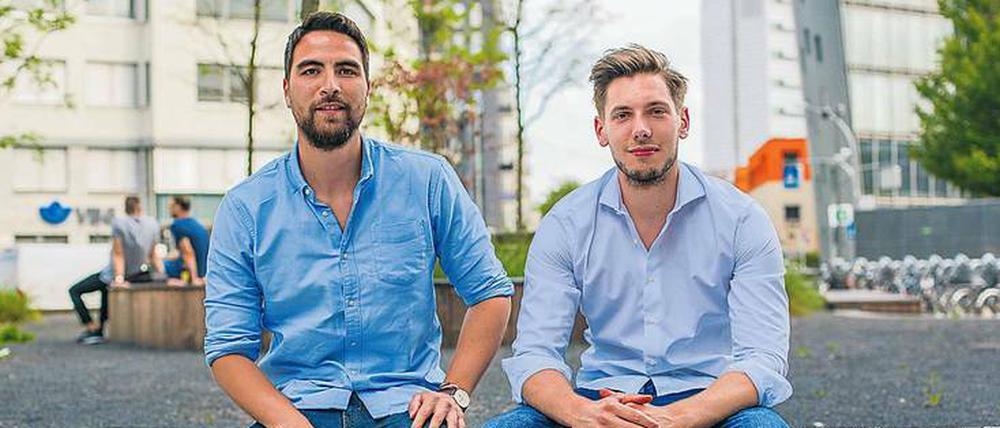 Expertlead-Gründer Alexander Schlomberg (l.) und Arne Hosemann.