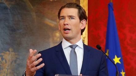 Der österreichische Bundeskanzler Sebastian Kurz (ÖVP). 