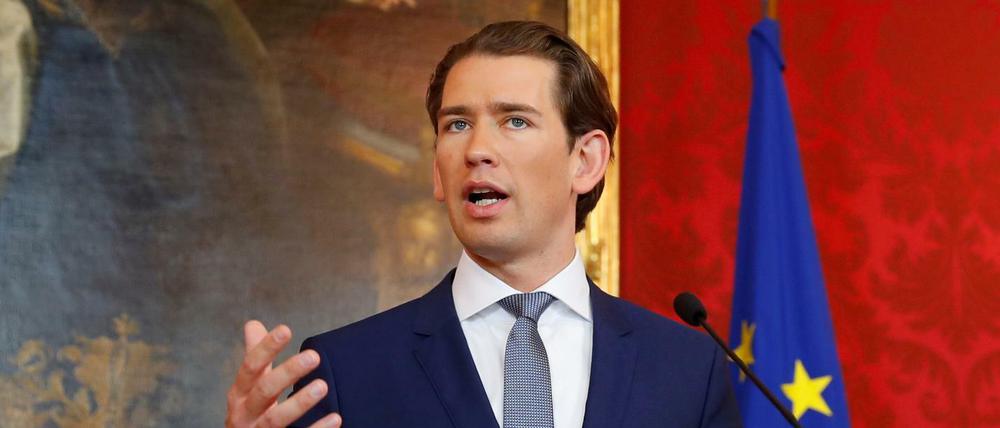 Der österreichische Bundeskanzler Sebastian Kurz (ÖVP).