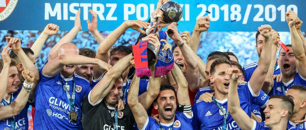 Sensationsmeister. Piast Gleiwitz narrte in Polen die gesamte Konkurrenz.